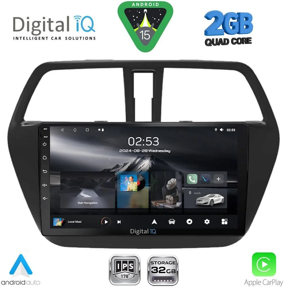 Φωτογραφία προϊόντος: DIGITAL IQ RSD 1689_CPA (9inc) MULTIMEDIA TABLET for SUZUKI SX4 S-CROSS mod. 2014-2021