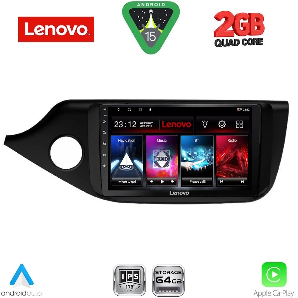 Φωτογραφία προϊόντος: LENOVO LVD 2302_CPA (9inc) MULTIMEDIA TABLET for KIA CEED mod. 2012-2018
