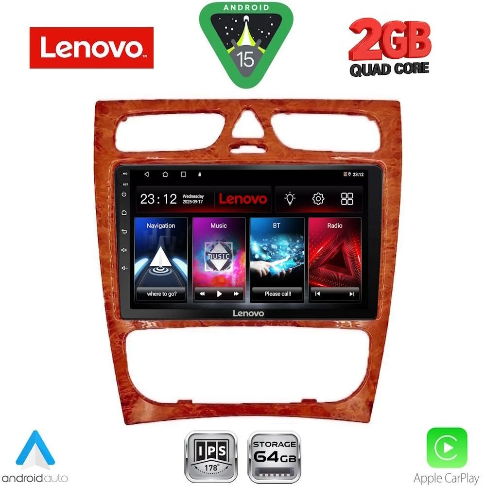 Φωτογραφία προϊόντος: LENOVO LVD 2402CH_CPA (9inc) MULTIMEDIA TABLET for MERCEDES C (W203) mod. 1999-2004