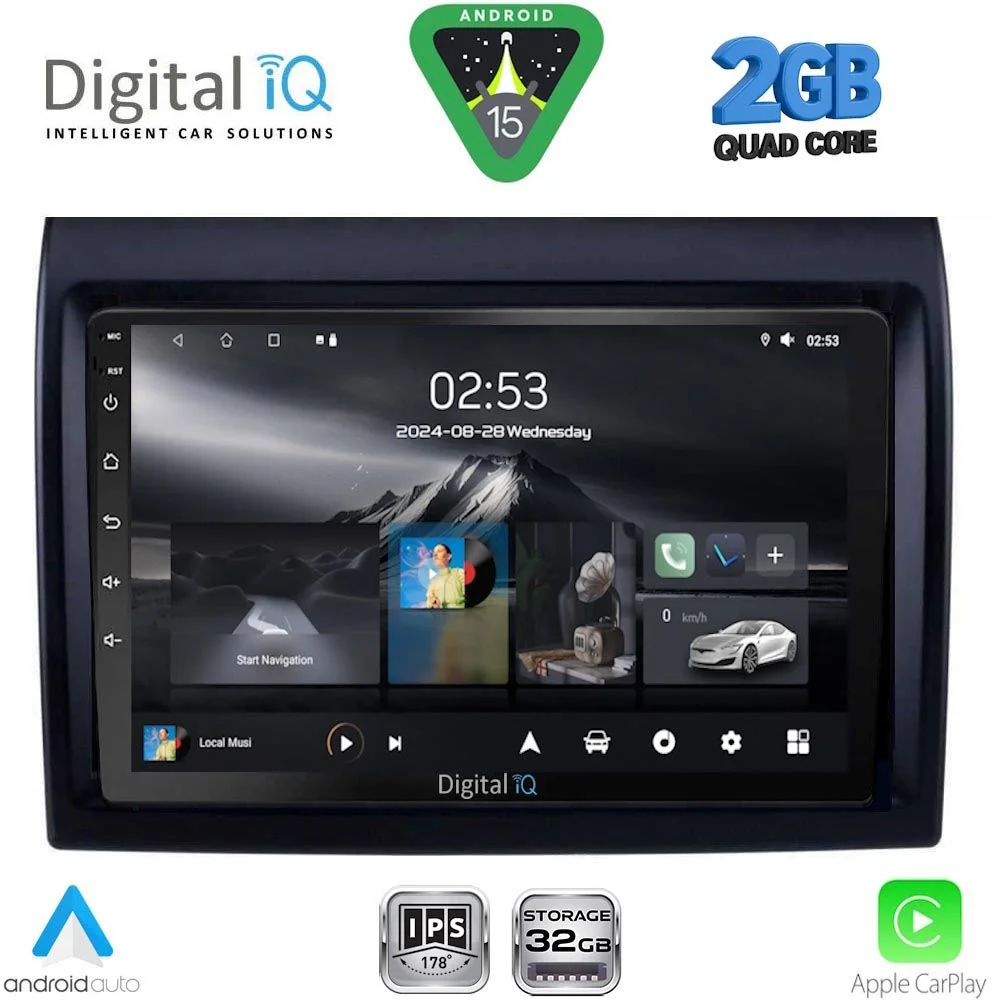 Φωτογραφία προϊόντος: DIGITAL IQ RSD 1140_CPA (9inc) MULTIMEDIA TABLET for FIAT DUCATO mod. 2006-2011