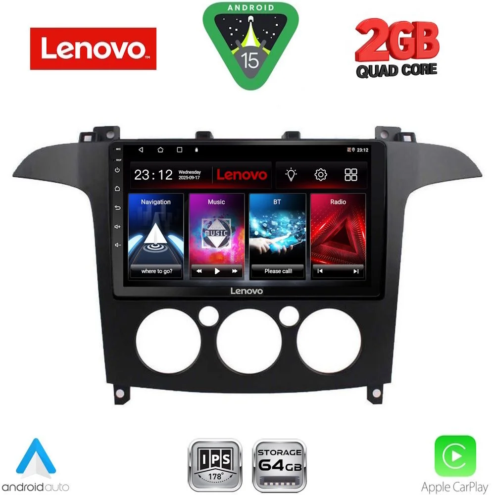 Φωτογραφία προϊόντος: LENOVO LVD 2175_CPA A/C (9inc) MULTIMEDIA TABLET for FORD SMAX mod. 2006-2014