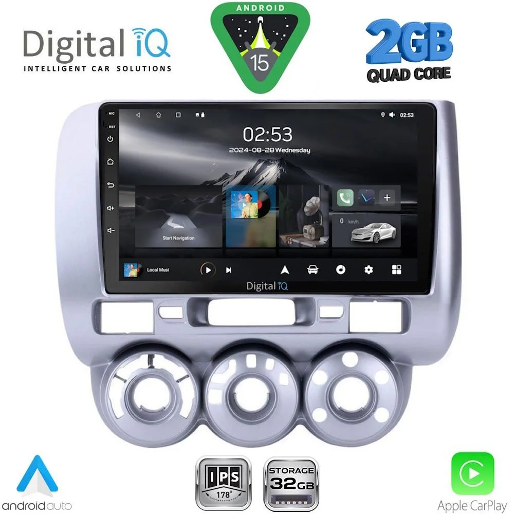 Φωτογραφία προϊόντος: DIGITAL IQ RSD 1210_CPA A/C (9inc) MULTIMEDIA TABLET for HONDA JAZZ mod. 2002-2008