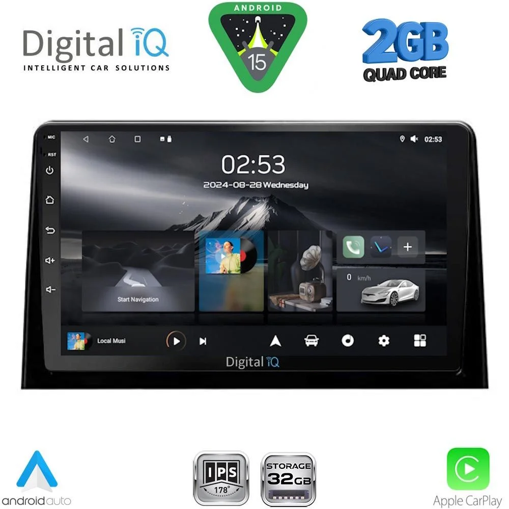 Φωτογραφία προϊόντος: DIGITAL IQ RSD 1082_CPA (10inc) MULTIMEDIA TABLET for CITROEN BERLINGO – OPEL COMBO – PEUGEOT PARTNER – TOYOTA PROACE mod. 2018-2026 - FIAT DOBLO mod. 2022-2026