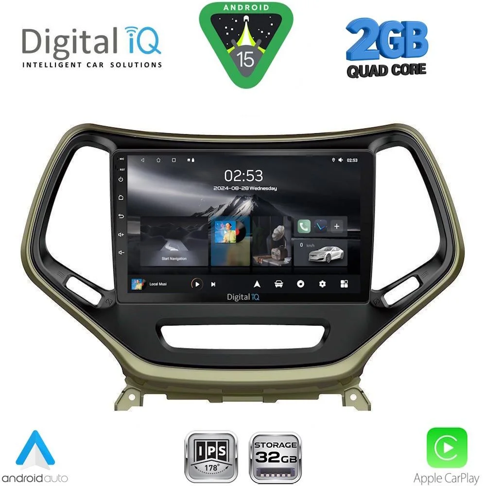 Φωτογραφία προϊόντος: DIGITAL IQ RSD 1273_CPA (10inc) MULTIMEDIA TABLET for JEEP CHEROKEE mod. 2014-2026
