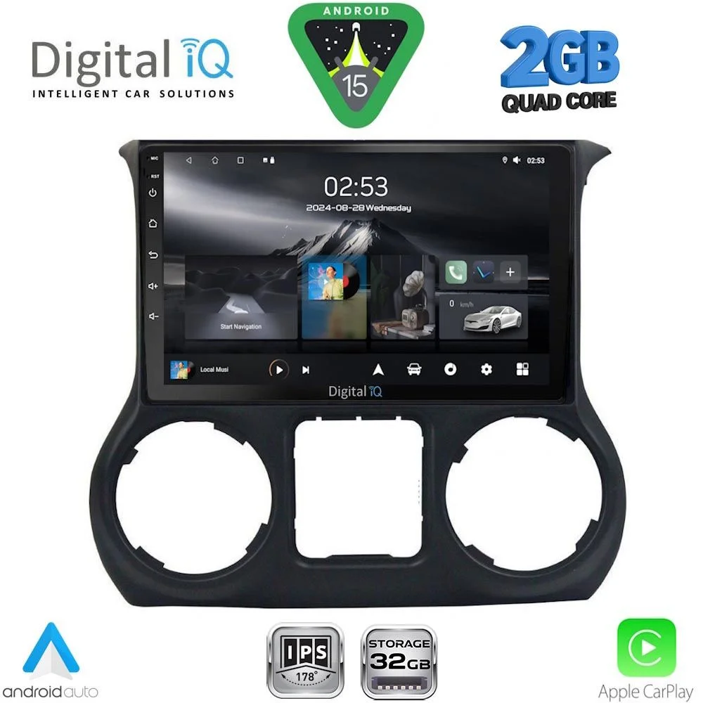Φωτογραφία προϊόντος: DIGITAL IQ RSD 1295_CPA (10inc) MULTIMEDIA TABLET for JEEP WRANGLER mod. 2011-2014
