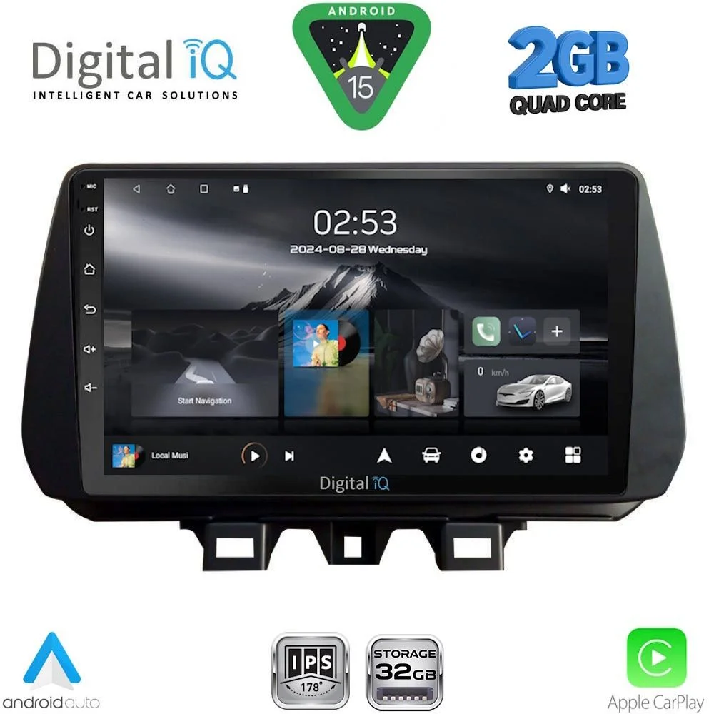 Φωτογραφία προϊόντος: DIGITAL IQ RSD 1244_CPA (9inc) MULTIMEDIA TABLET for HYUNDAI TUCSON mod. 2019-2023