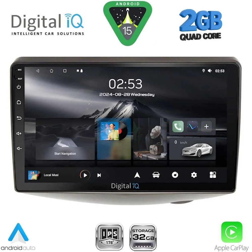 Φωτογραφία προϊόντος: DIGITAL IQ RSD 1735_CPA (9inc) MULTIMEDIA TABLET for TOYOTA YARIS mod. 1999-2006