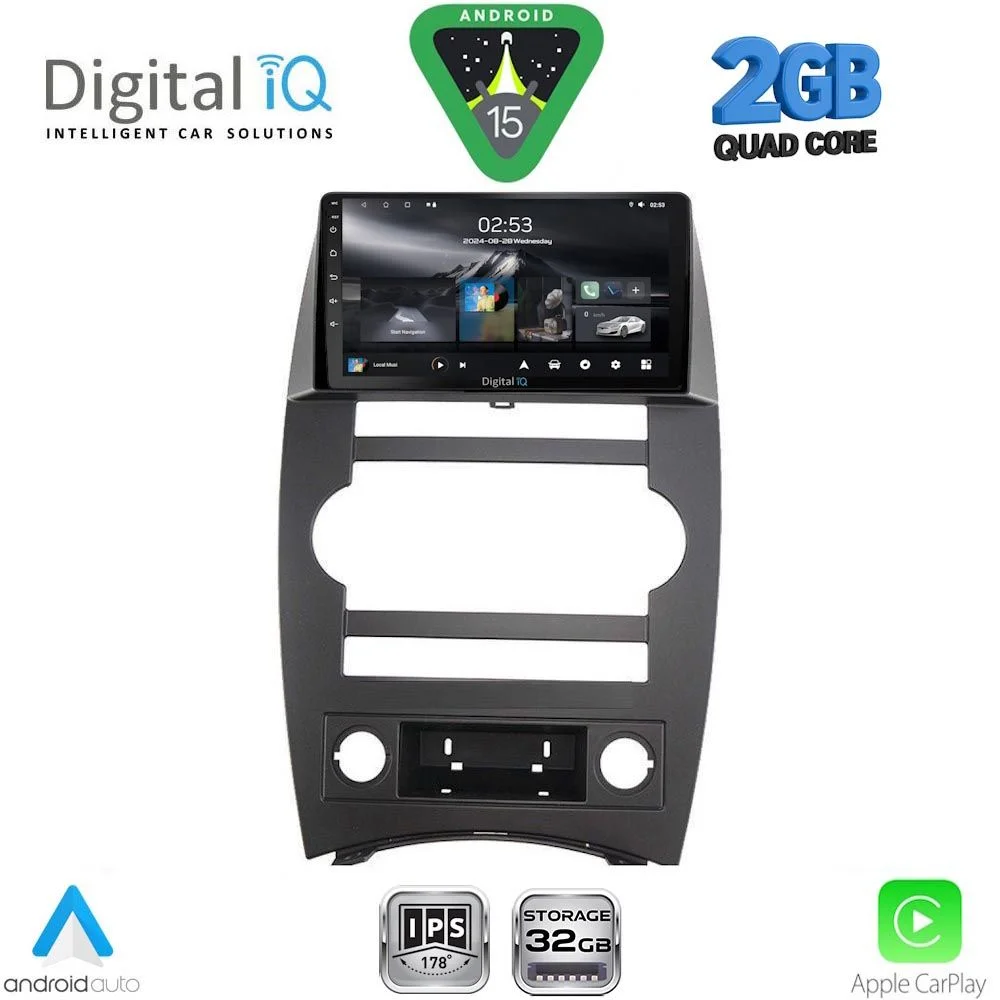Φωτογραφία προϊόντος: DIGITAL IQ RSD 1274_CPA (9inc) MULTIMEDIA TABLET for JEEP COMMANDER mod. 2007-2009