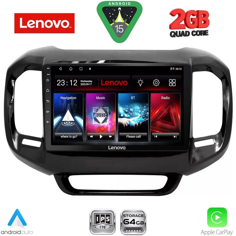 Φωτογραφία προϊόντος: LENOVO LVD 2127_CPA (9inc) MULTIMEDIA TABLET for FIAT TORO mod. 2017-2026