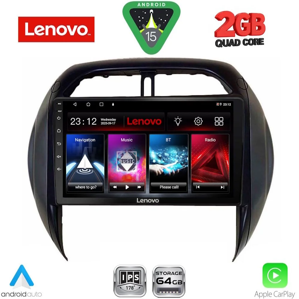 Φωτογραφία προϊόντος: LENOVO LVD 2730_CPA CLIMA (9inc) MULTIMEDIA TABLET for TOYOTA RAV 4 mod. 2000-2006