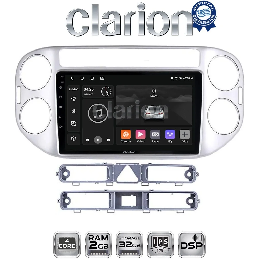 Φωτογραφία προϊόντος: Clarion OEM για VW Tiguan 2007 > 2016 VW Golf Plus 2004 > 2014 με 4Core 2GB/32GB