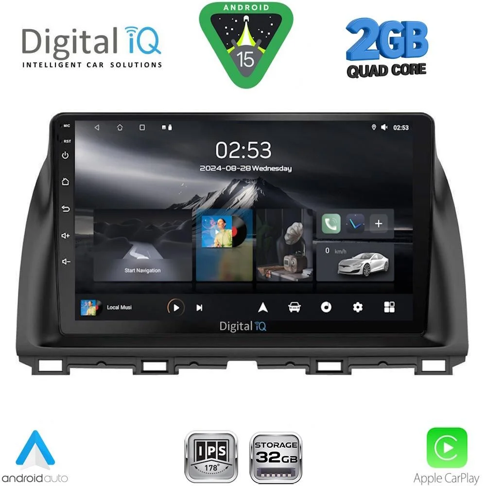 Φωτογραφία προϊόντος: DIGITAL IQ RSD 1380_CPA (10inc) MULTIMEDIA TABLET for MAZDA CX5 mod. 2013-2017