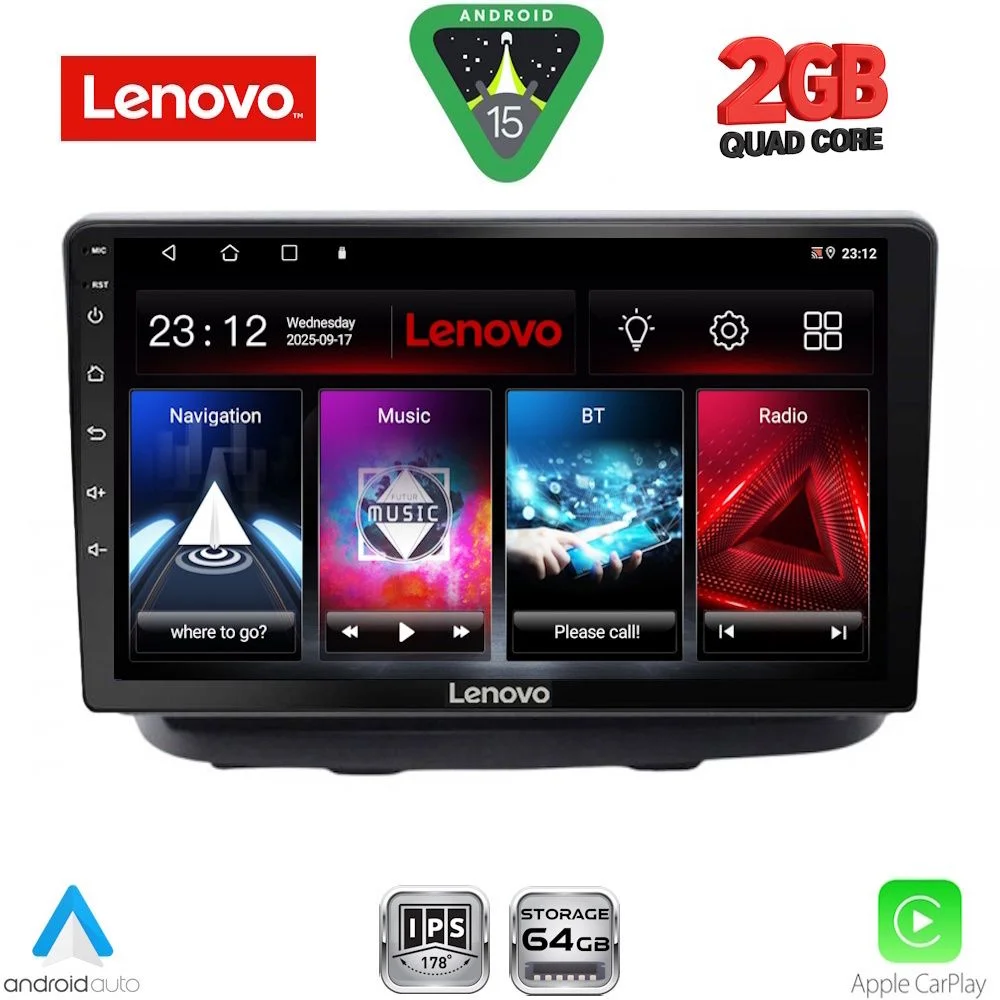 Φωτογραφία προϊόντος: LENOVO LVD 2135_CPA (10inc) MULTIMEDIA TABLET for FIAT DOBLO mod. 2002-2009