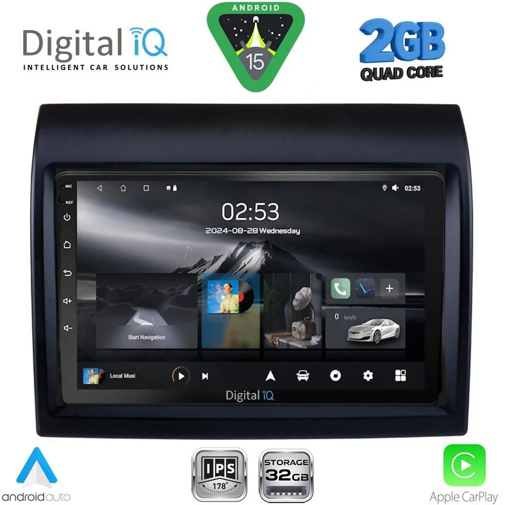 Φωτογραφία προϊόντος: DIGITAL IQ RSD 1141_CPA (9inc) MULTIMEDIA TABLET for FIAT DUCATO – CITROEN JUMPER – PEUGEOT BOXER mod. 2011-2021