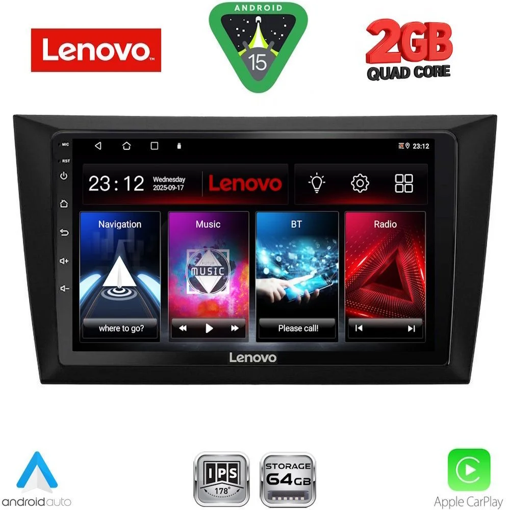 Φωτογραφία προϊόντος: LENOVO LVD 2746_CPA (9inc) MULTIMEDIA TABLET for GOLF 6 mod. 2009-2012