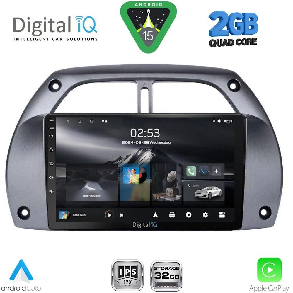 Φωτογραφία προϊόντος: DIGITAL IQ RSD 1730_CPA A/C (9inc) MULTIMEDIA TABLET for TOYOTA RAV 4 mod. 2000-2006