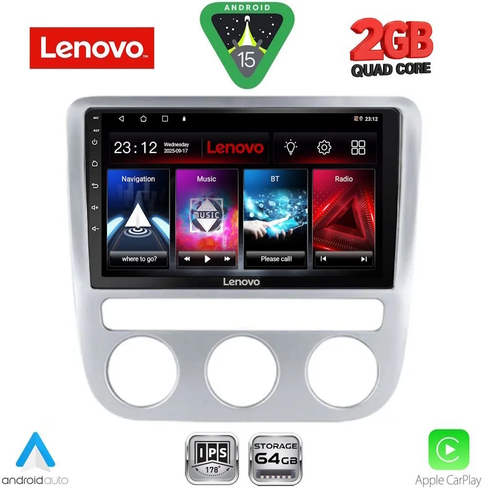 Φωτογραφία προϊόντος: LENOVO LVD 2752_CPA CLIMA (9inc) MULTIMEDIA TABLET for VW EOS mod. 2006-2016 - SCIROCCO mod. 2008-2010