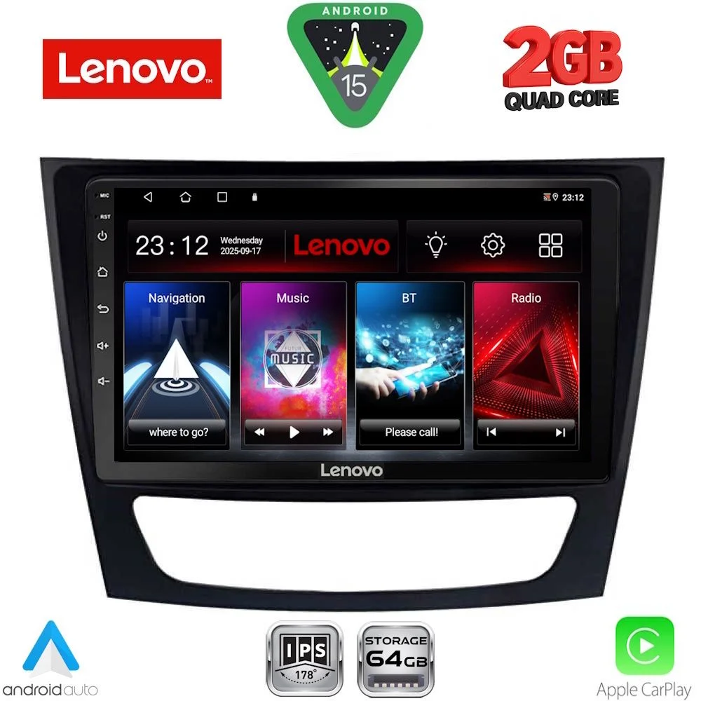 Φωτογραφία προϊόντος: LENOVO LVD 2408_CPA (9inc) MULTIMEDIA TABLET for MERCEDES E (W211) – CLS (W219) mod. 2003-2009