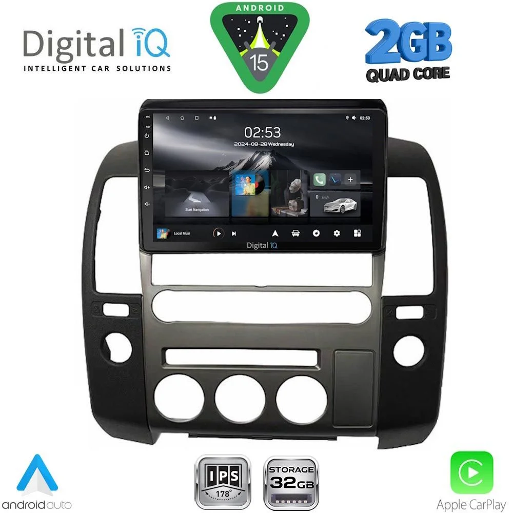 Φωτογραφία προϊόντος: DIGITAL IQ RSD 1454_CPA (ORIG.NAVI) (9inc) MULTIMEDIA TABLET for NISSAN NAVARA D40 mod. 2006-2016 με Original Navi