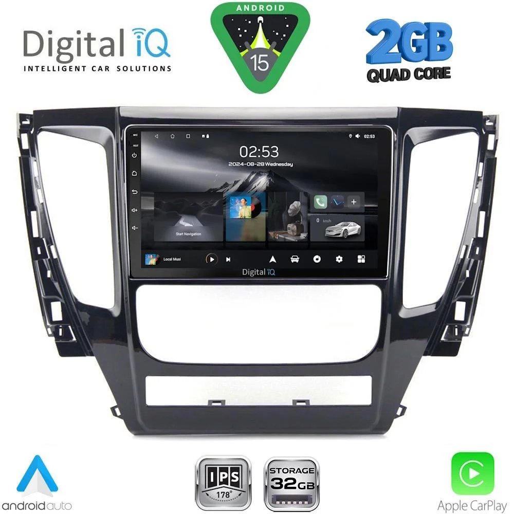 Φωτογραφία προϊόντος: DIGITAL IQ RSD 1447A_CPA (9inc) MULTIMEDIA TABLET for MITSUBISHI PAJERO mod. 2013-2020