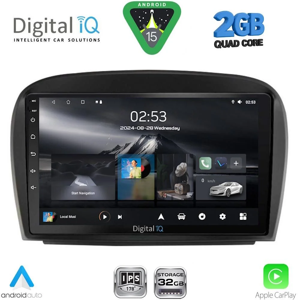 Φωτογραφία προϊόντος: DIGITAL IQ RSD 1427_CPA (9inc) MULTIMEDIA TABLET for MERCEDES SL (R230) FACELIFT mod. 2006-2012