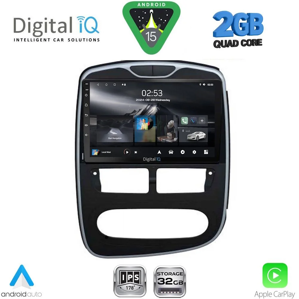 Φωτογραφία προϊόντος: DIGITAL IQ RSD 1544_CPA (10inc) MULTIMEDIA TABLET for RENAULT CLIO mod. 2012-2015