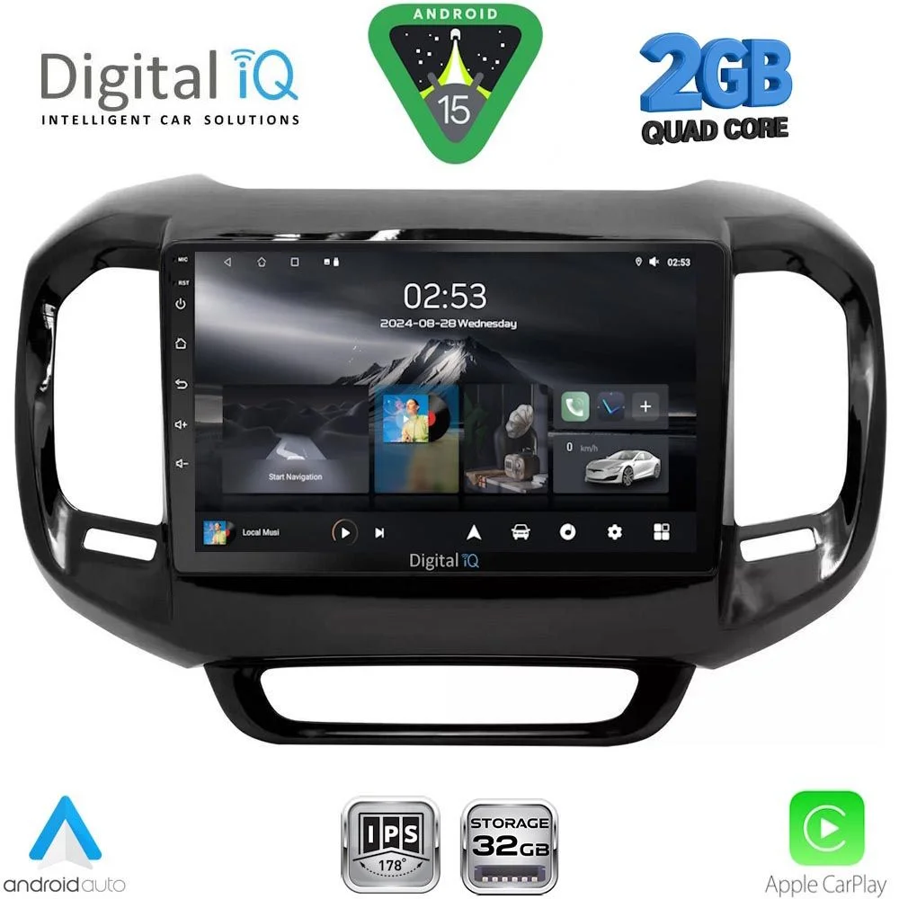 Φωτογραφία προϊόντος: DIGITAL IQ RSD 1127_CPA (9inc) MULTIMEDIA TABLET for FIAT TORO mod. 2017-2026