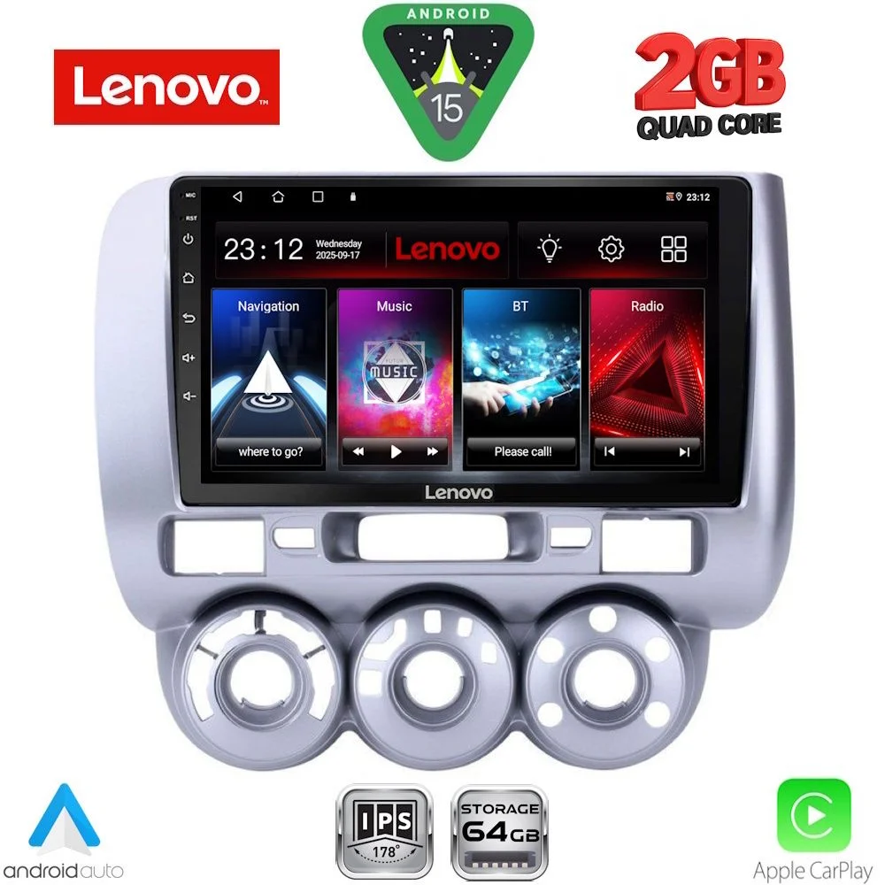 Φωτογραφία προϊόντος: LENOVO LVD 2210_CPA A/C (9inc) MULTIMEDIA TABLET for HONDA JAZZ mod. 2002-2008