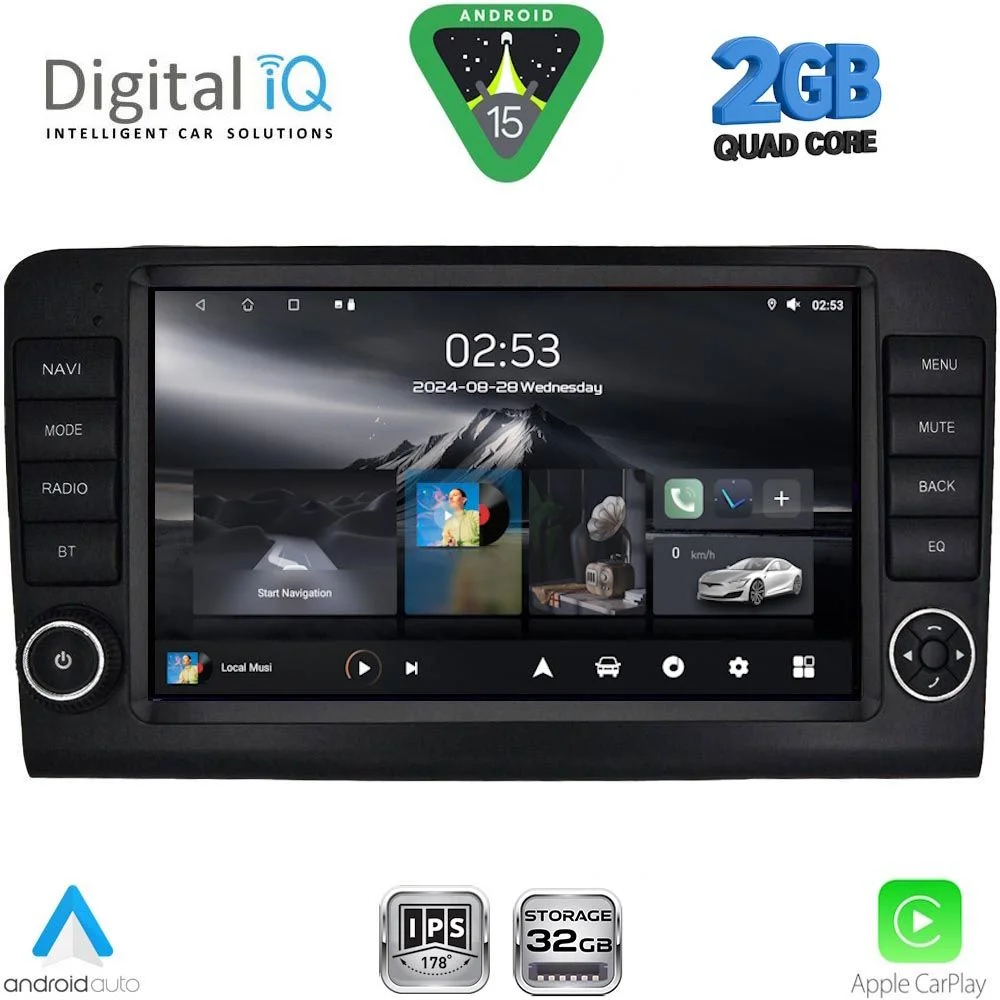 Φωτογραφία προϊόντος: DIGITAL IQ RSD 1416_CPA (9inc) MULTIMEDIA TABLET for MERCEDES ML (W164) – GL (X164) mod. 2005-2011