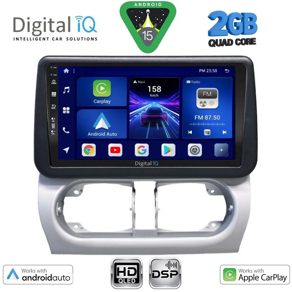 Φωτογραφία προϊόντος: DIGITAL IQ BXC 3500_CPAA (9inc) MULTIMEDIA TABLET for OPEL CORSA C mod 2000-2006 - TIGRA mod. 2004-2009