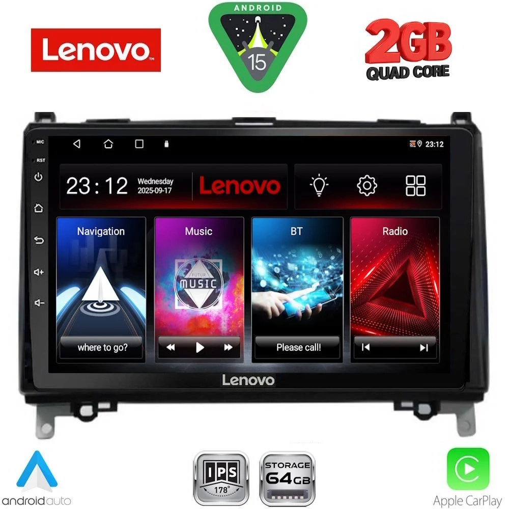 Φωτογραφία προϊόντος: LENOVO LVD 2400_CPA (9inc) MULTIMEDIA TABLET for MERCEDES A – B -SPRINTER – VITO mod. 2007-2020