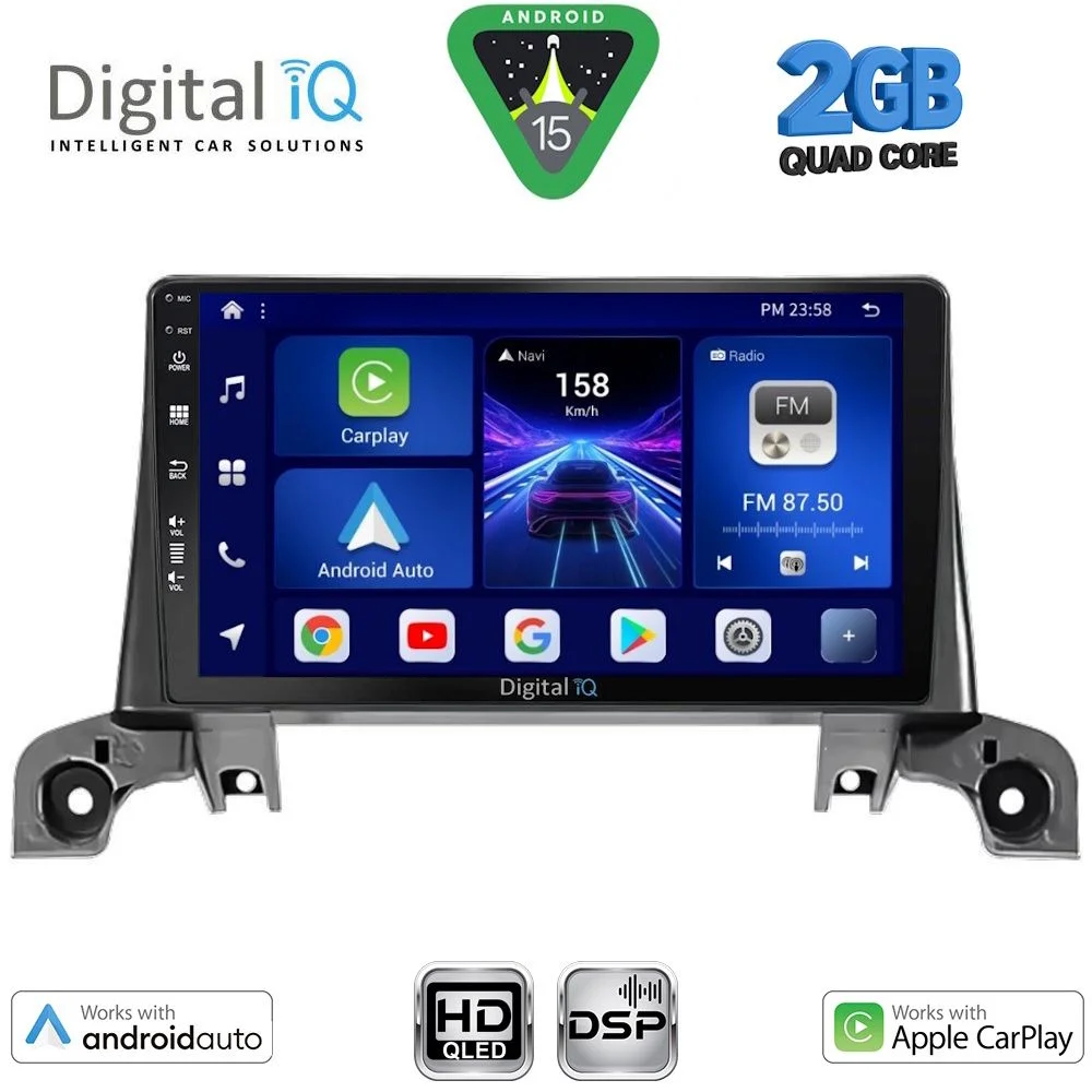 Φωτογραφία προϊόντος: DIGITAL IQ BXC 3519_CPAA (9inc) MULTIMEDIA TABLET for PEUGEOT 3008 - 5008 mod. 2016-2024