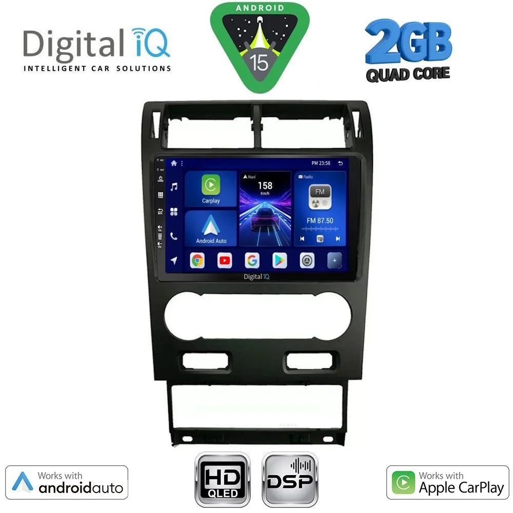 Φωτογραφία προϊόντος: DIGITAL IQ BXC 3161A_CPAA (9inc) MULTIMEDIA TABLET for FORD MONDEO mod. 2003-2006