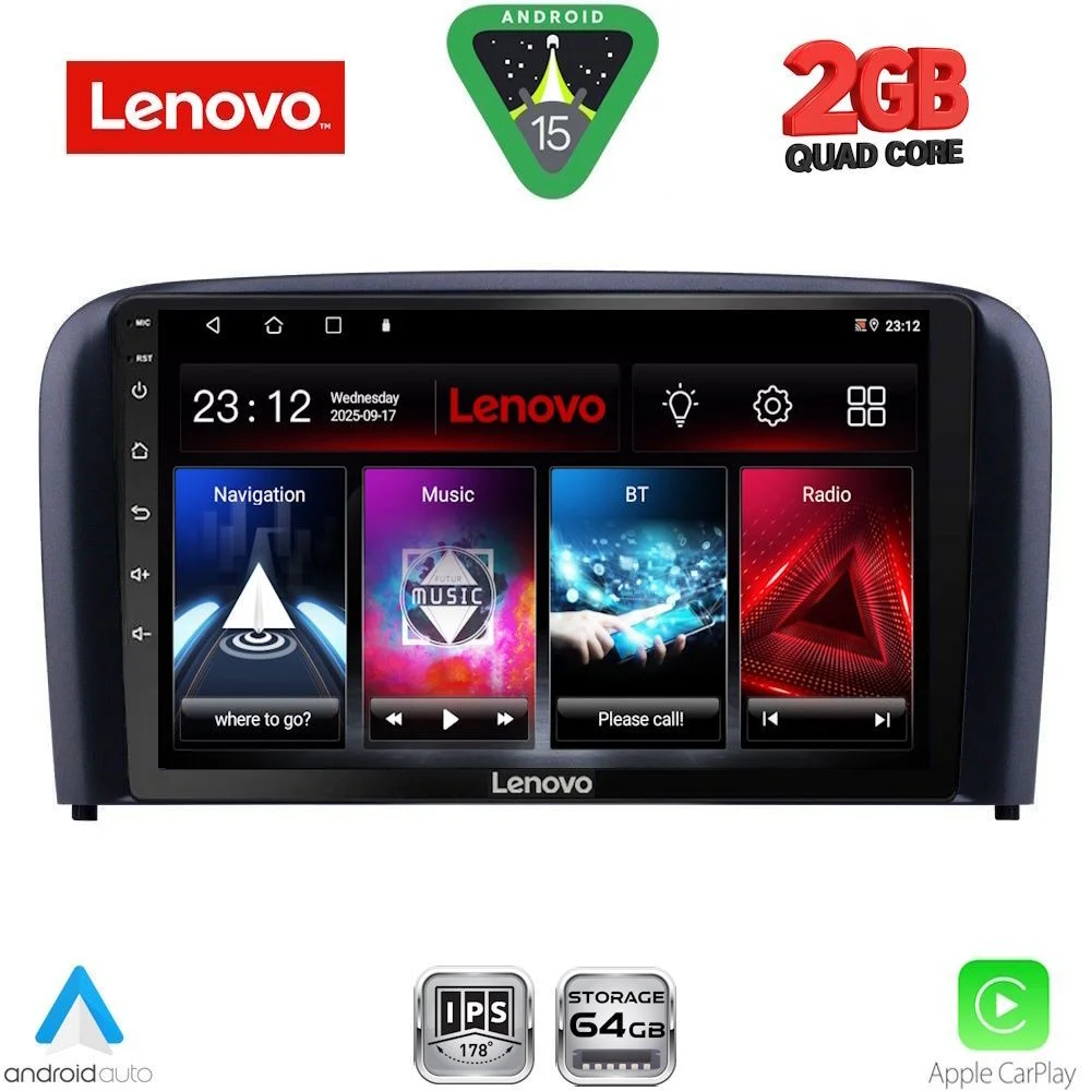 Φωτογραφία προϊόντος: LENOVO LVD 2786_CPA (9inc) MULTIMEDIA TABLET for VOLVO S80 mod. 1999-2006