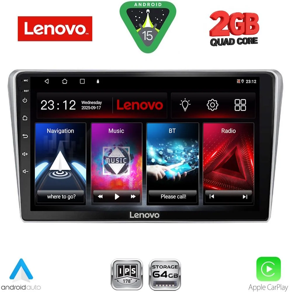 Φωτογραφία προϊόντος: LENOVO LVD 2704SL_CPA (9inc) MULTIMEDIA TABLET for TOYOTA AVENSIS (T25) mod. 2003-2009 (SILVER)