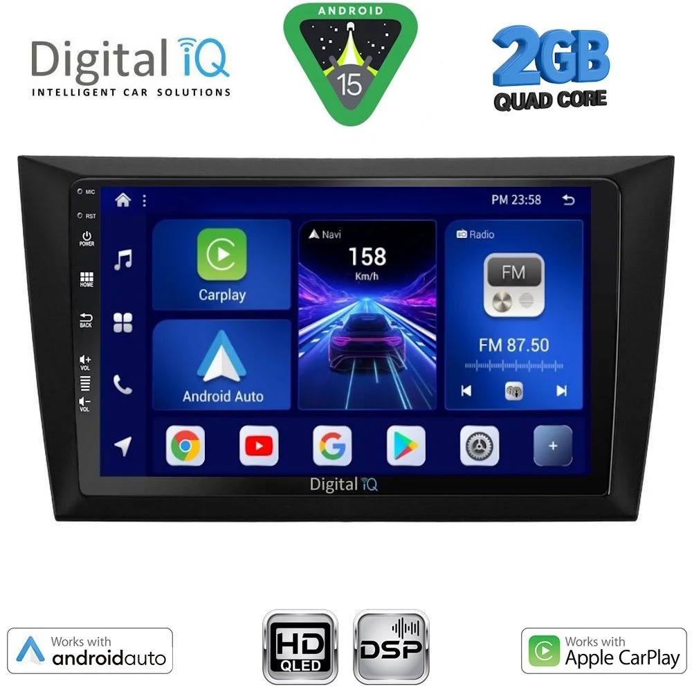 Φωτογραφία προϊόντος: DIGITAL IQ BXC 3746_CPAA (9inc) MULTIMEDIA TABLET for GOLF 6 mod. 2009-2012