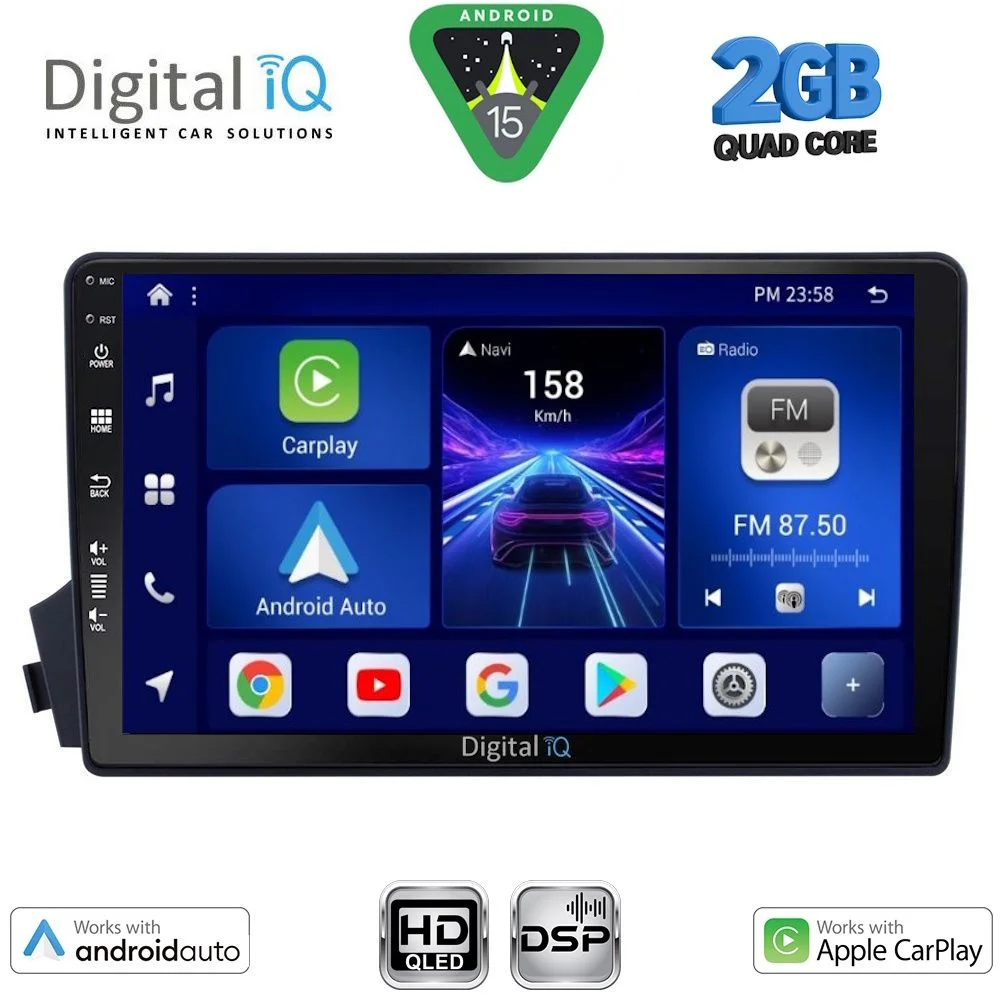 Φωτογραφία προϊόντος: DIGITAL IQ BXC 3650_CPAA (9inc) MULTIMEDIA TABLET for SSANGYONG ACTYON – KYRON mod. 2006-2015