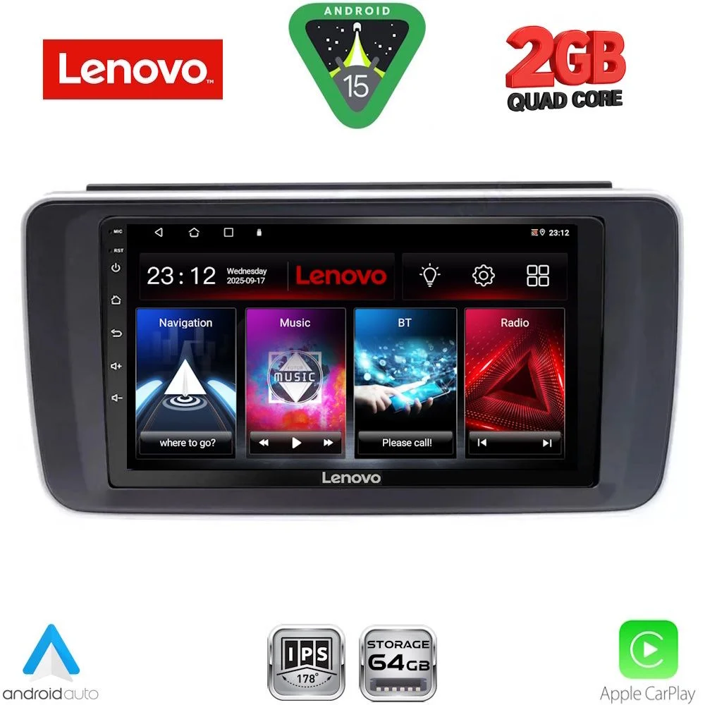 Φωτογραφία προϊόντος: LENOVO LVD 2473_CPA (9inc) MULTIMEDIA TABLET for NISSAN LEAF mod. 2018-2025
