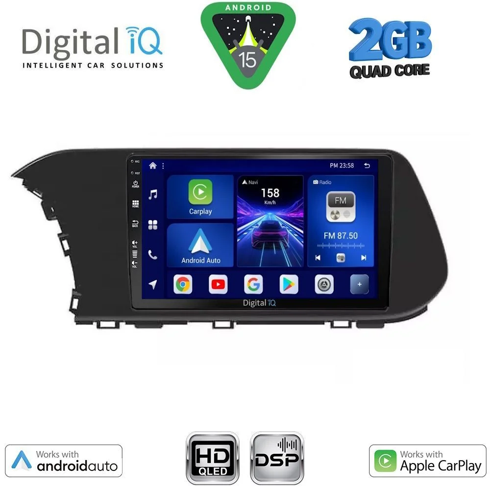 Φωτογραφία προϊόντος: DIGITAL IQ BXC 3220_CPAA (10inc) MULTIMEDIA TABLET for HYUNDAI i20 - BAYON mod. 2021-2026