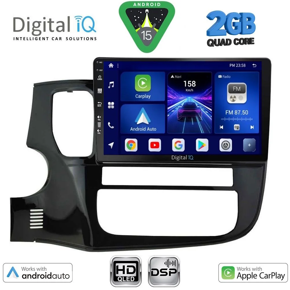 Φωτογραφία προϊόντος: DIGITAL IQ BXC 3443_CPAA (10inc) MULTIMEDIA TABLET for MITSUBISHI OUTLANDER mod. 2013-2020