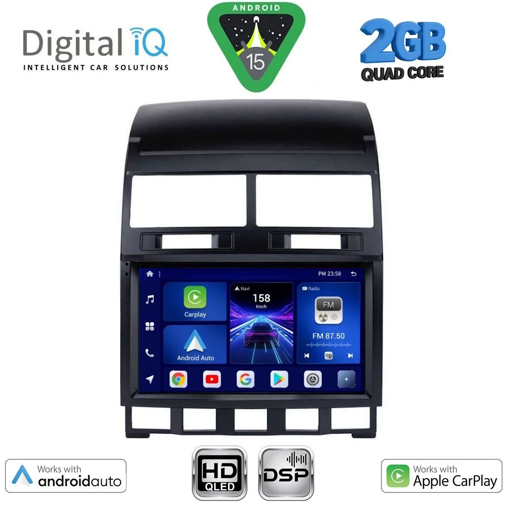 Φωτογραφία προϊόντος: DIGITAL IQ BXC 3765_CPAA (9inc) MULTIMEDIA TABLET for VW TOUAREG mod. 2003-2011
