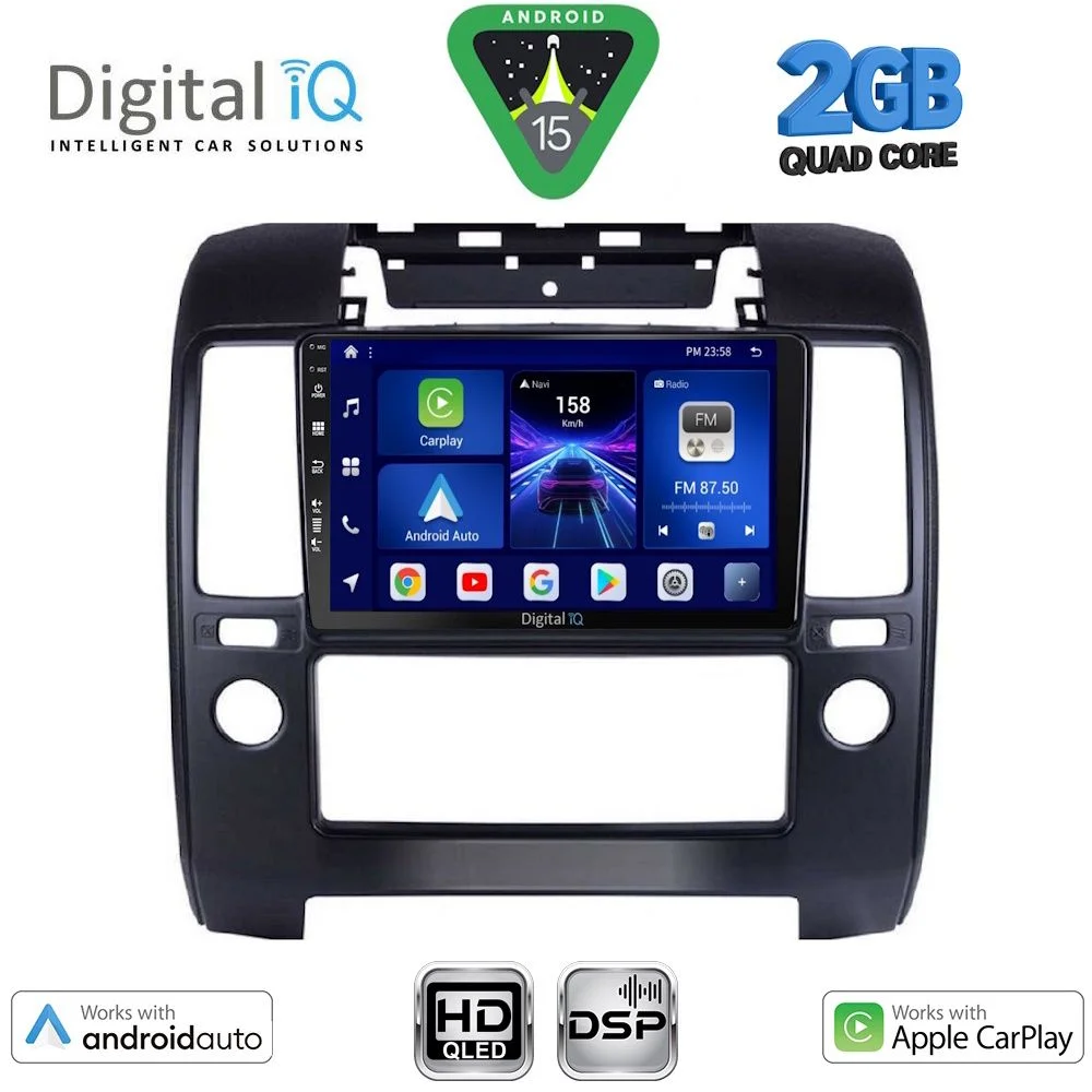Φωτογραφία προϊόντος: DIGITAL IQ BXC 3454_CPAA A/C (9inc) MULTIMEDIA TABLET for NISSAN NAVARA D40 mod. 2006-2011 με A/C