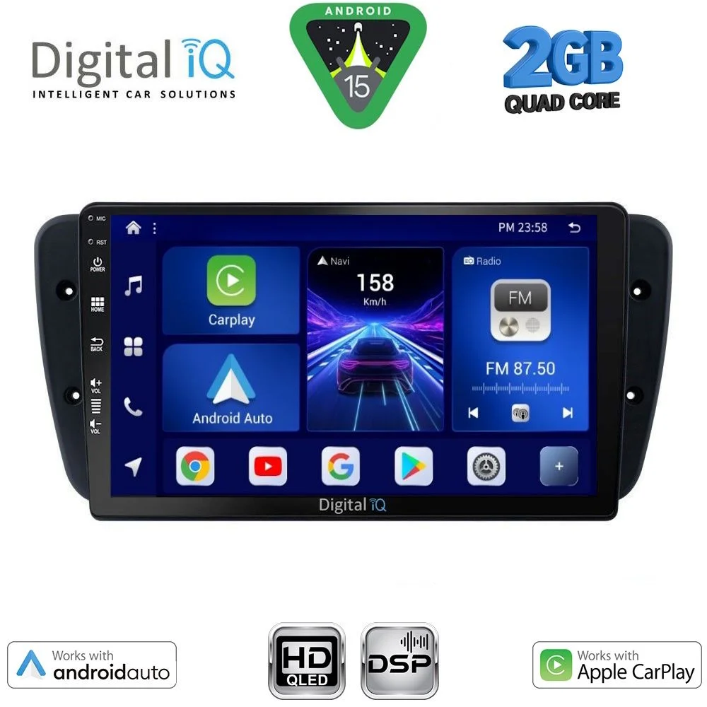 Φωτογραφία προϊόντος: DIGITAL IQ BXC 3571_CPAA (9inc) MULTIMEDIA TABLET for SEAT IBIZA mod. 2008-2015