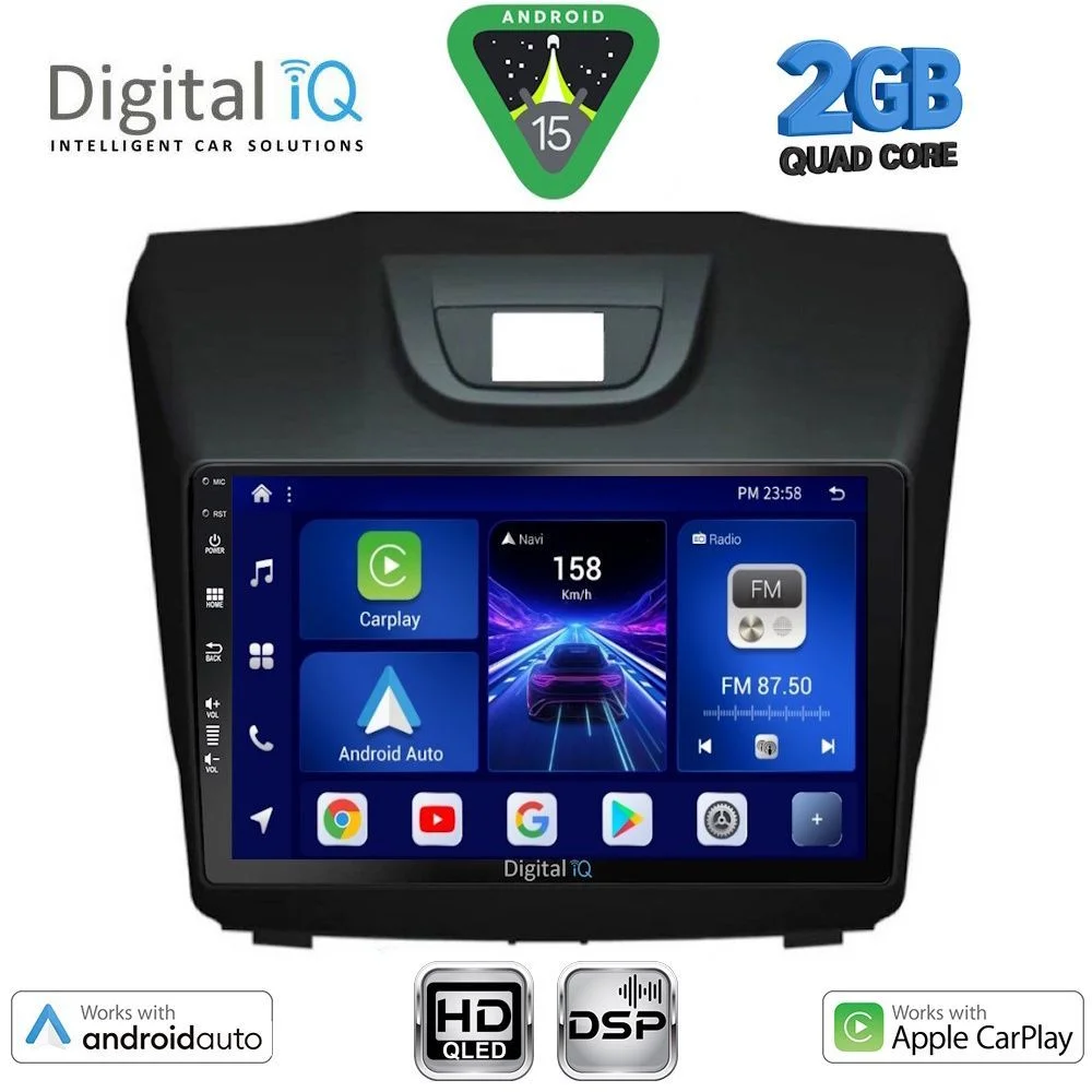 Φωτογραφία προϊόντος: DIGITAL IQ BXC 3255_CPAA (9inc) MULTIMEDIA TABLET for ISUZU DMAX mod. 2012-2020