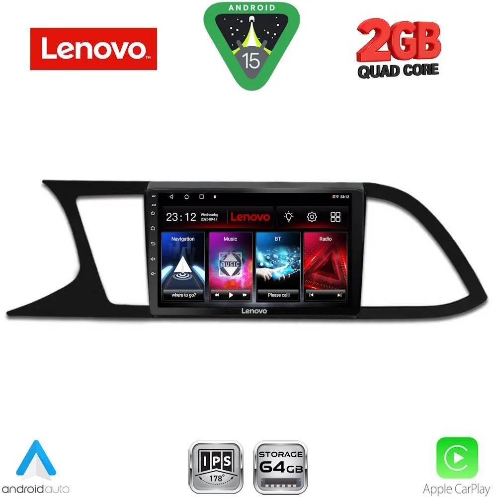 Φωτογραφία προϊόντος: LENOVO LVD 2575_CPA (9inc) MULTIMEDIA TABLET for SEAT LEON mod. 2012-2021