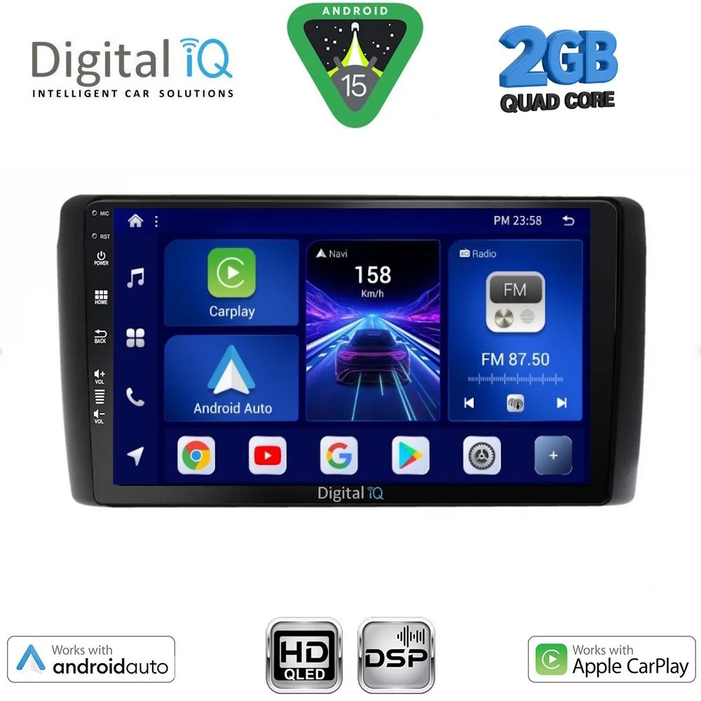Φωτογραφία προϊόντος: DIGITAL IQ BXC 3472_CPAA (9inc) MULTIMEDIA TABLET for NISSAN LEAF mod. 2009-2017