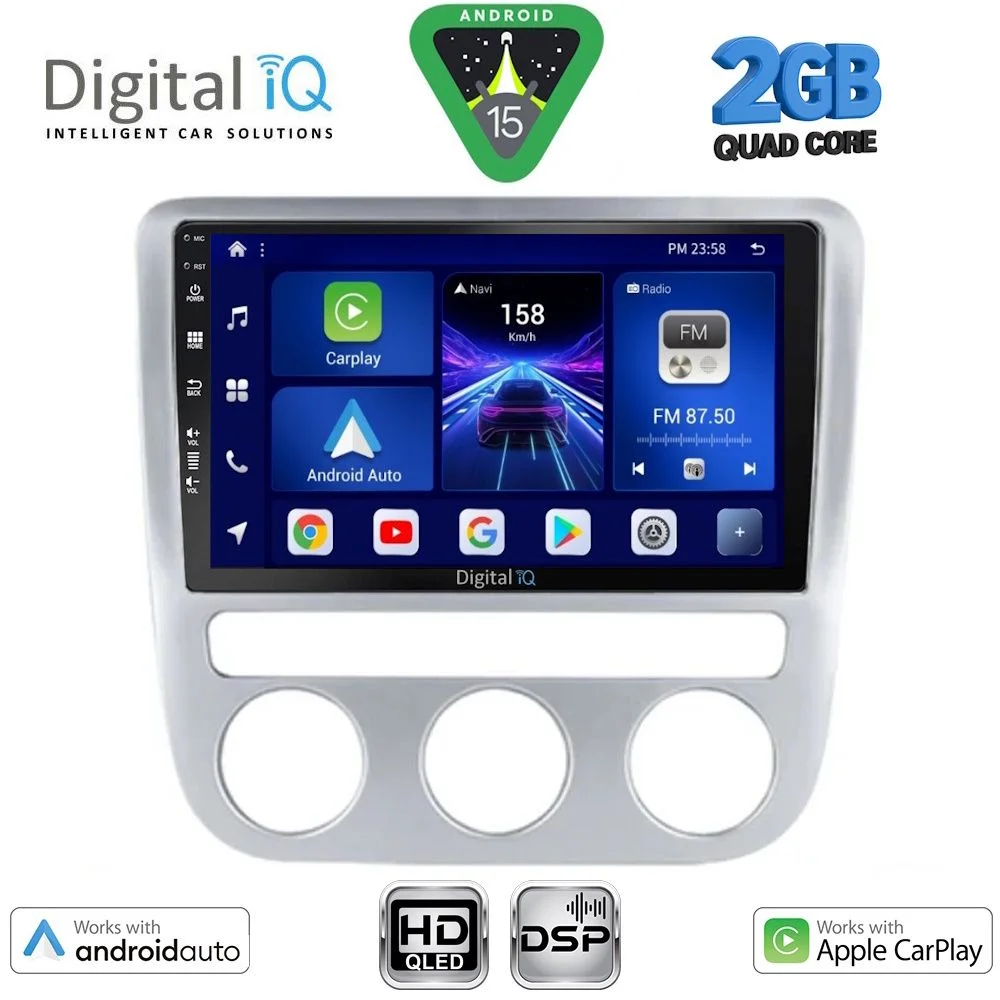 Φωτογραφία προϊόντος: DIGITAL IQ BXC 3752_CPAA CLIMA (9inc) MULTIMEDIA TABLET for VW EOS mod. 2006-2016 - SCIROCCO mod. 2008-2010