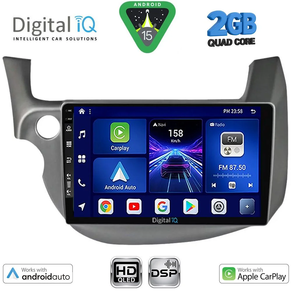 Φωτογραφία προϊόντος: DIGITAL IQ BXC 3211_CPAA (10inc) MULTIMEDIA TABLET for HONDA JAZZ mod. 2008-2012