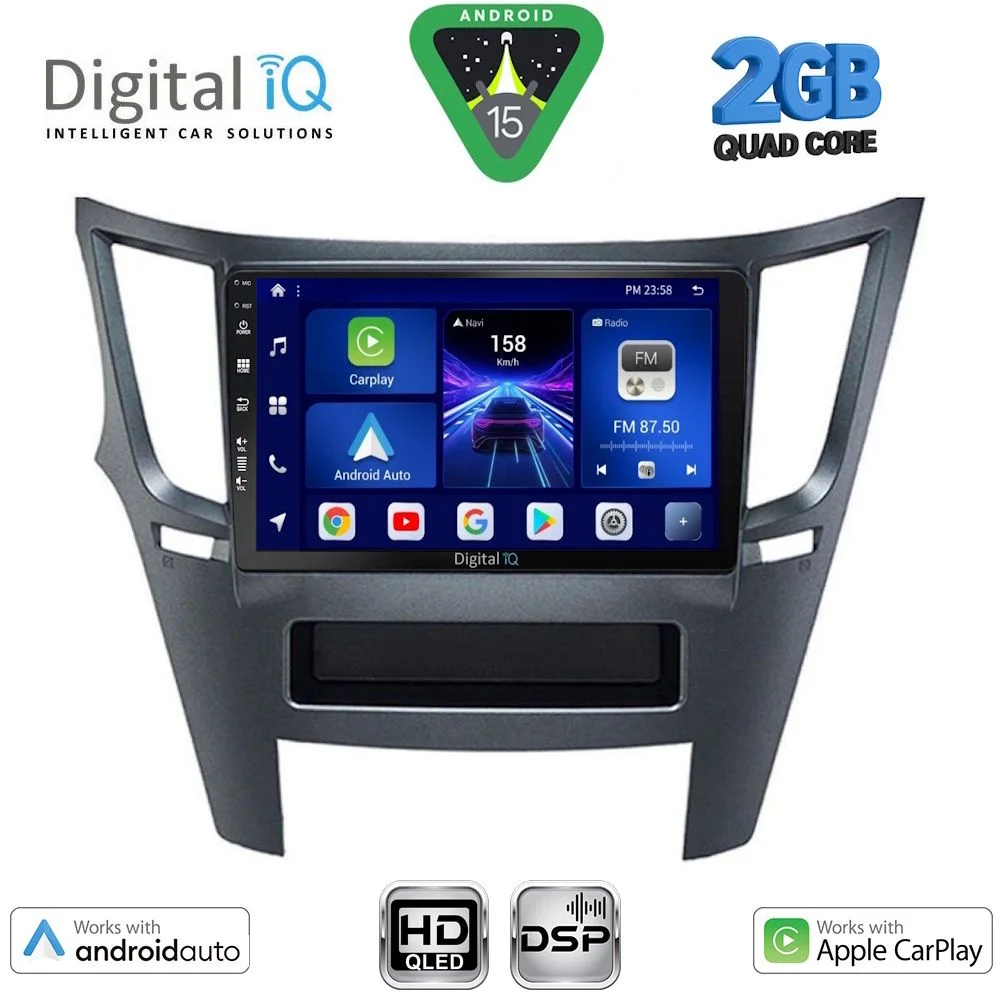 Φωτογραφία προϊόντος: DIGITAL IQ BXC 3667_CPAA (9inc) MULTIMEDIA TABLET for SUBARU LEGACY – OUTBACK mod. 2009-2014