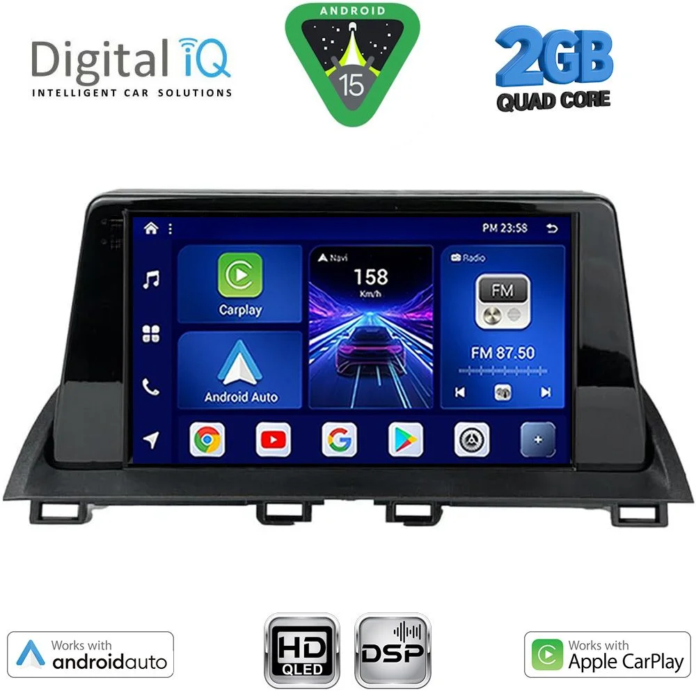 Φωτογραφία προϊόντος: DIGITAL IQ BXC 3367_CPAA (9inc) MULTIMEDIA TABLET for MAZDA 3 mod. 2014-2019